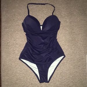 Navy Blue One Piece NWOT Sz 32b
